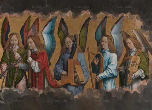 天使奏乐 - 天主教图库图片 - 摄影： Restored Christian Art