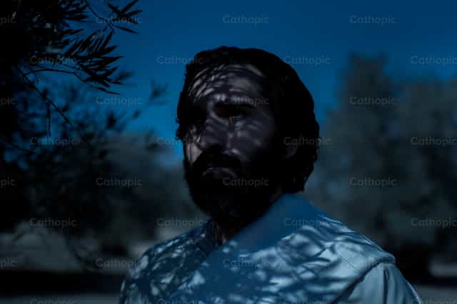Jesus in the garden of Gethsemane - Catholic stock images - Photo by Cathopic