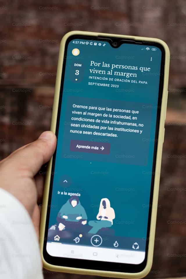 Gebets-Apps - Katholische Stockfotos