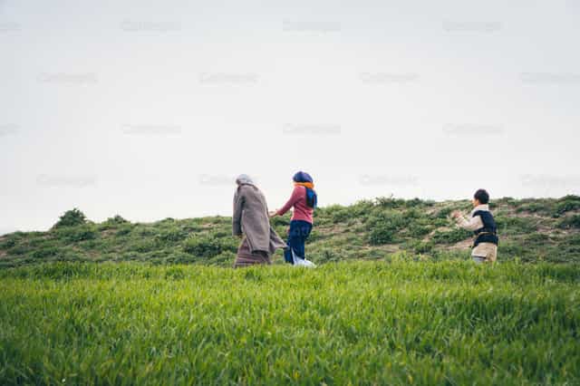 Les trois petits bergers de Notre-Dame de Fatima - Images catholiques de stock