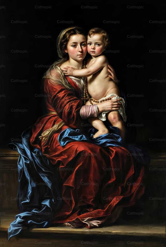 Virgen del Rosario - Banco de imágenes católicas - Fotografía por Julián Iglesias