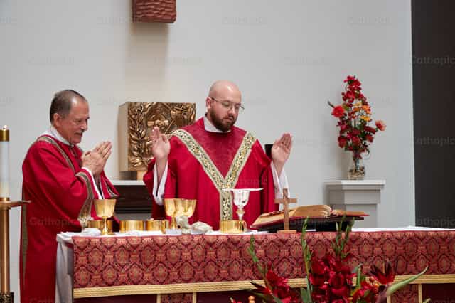 Un espace sacré - Images catholiques de stock