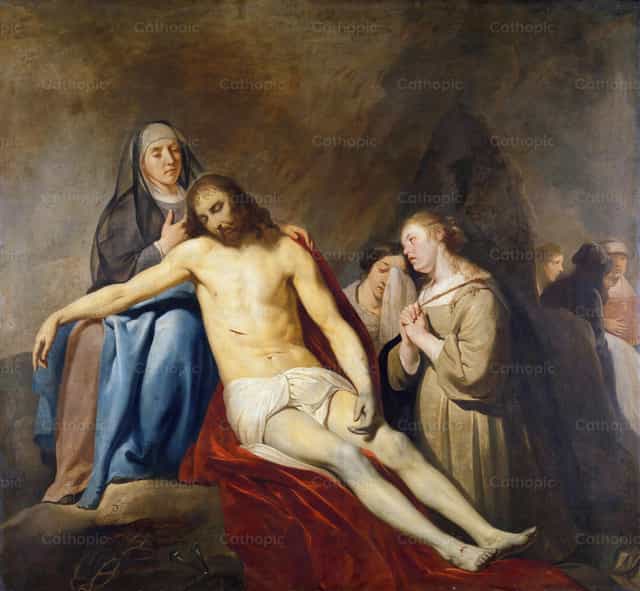 哀悼 - 天主教图库图片 - 摄影： Restored Christian Art