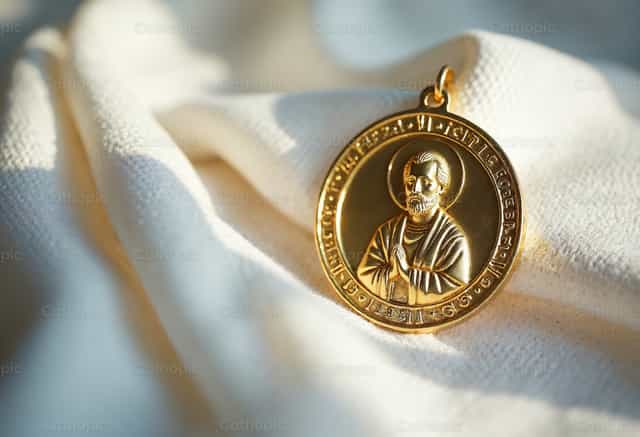 Medalla de San Pedro - Banco de imágenes católicas