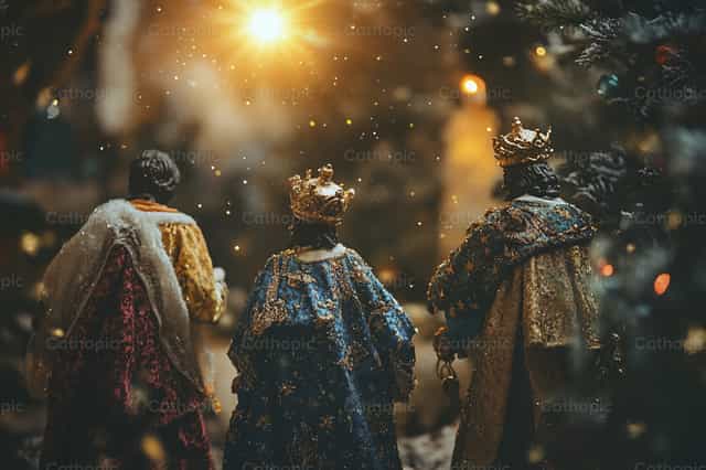 Ang mga hari sa harap ng bituin - Mga Catholic stock image - Larawan ni Carolina BR