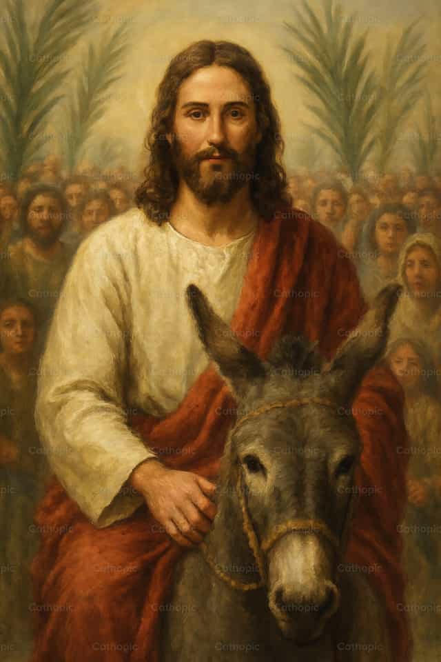 Triumphal Entry of Jesus into Jerusalem - Catholic stock images - Photo by Adrián Reina