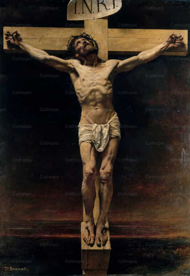 Christus am Kreuz - Katholische Stockfotos