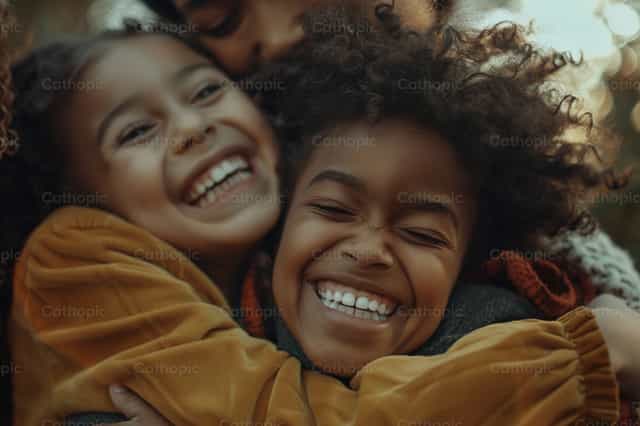 Junge Freunde - Katholische Stockfotos