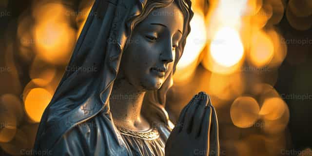 Matamis na Birheng Maria - Mga Catholic stock image