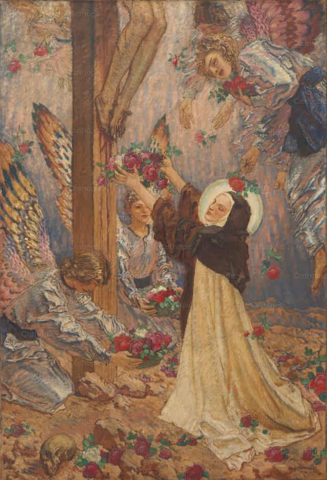 Santa Teresa di Lisieux - Immagini stock cattoliche - Foto di Restored Christian Art