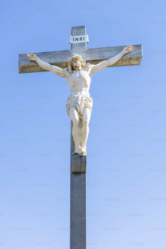 Christus, der Gekreuzigte - Katholische Stockfotos
