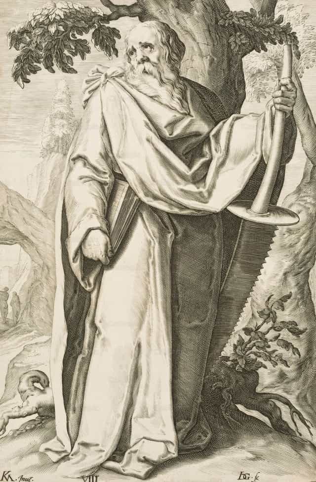 Heiliger Simon - Katholische Stockfotos - Foto von Restored Christian Art