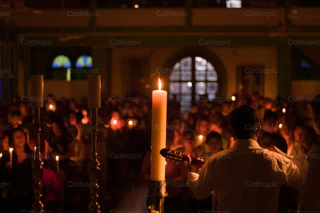 Liwanag ni Kristo - Mga Catholic stock image