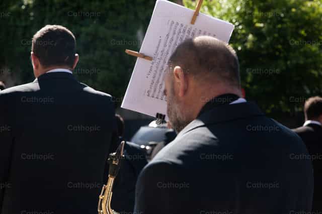 Partitura - Banco de imágenes católicas - Fotografía por Yael Portabales