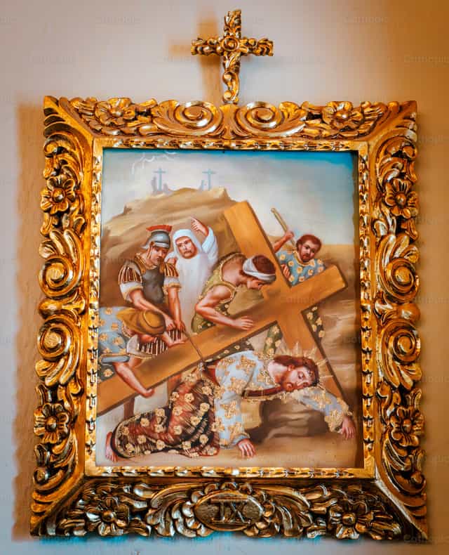 Viacrucis (IX estación) - Banco de imágenes católicas - Fotografía por Javier Bastidas