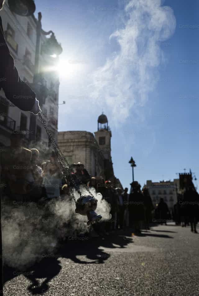 Incensário para a procissão do Domingo de Páscoa - Imagens católicas de stock - Foto de Álvaro García