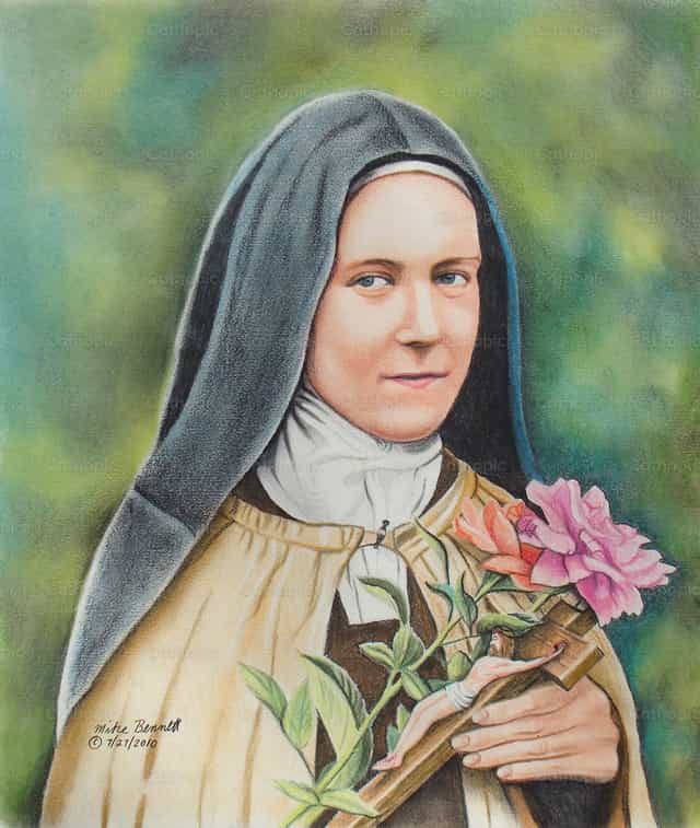 Santa Teresa de Lisieux - Banco de imágenes católicas - Fotografía por Mike Bennett