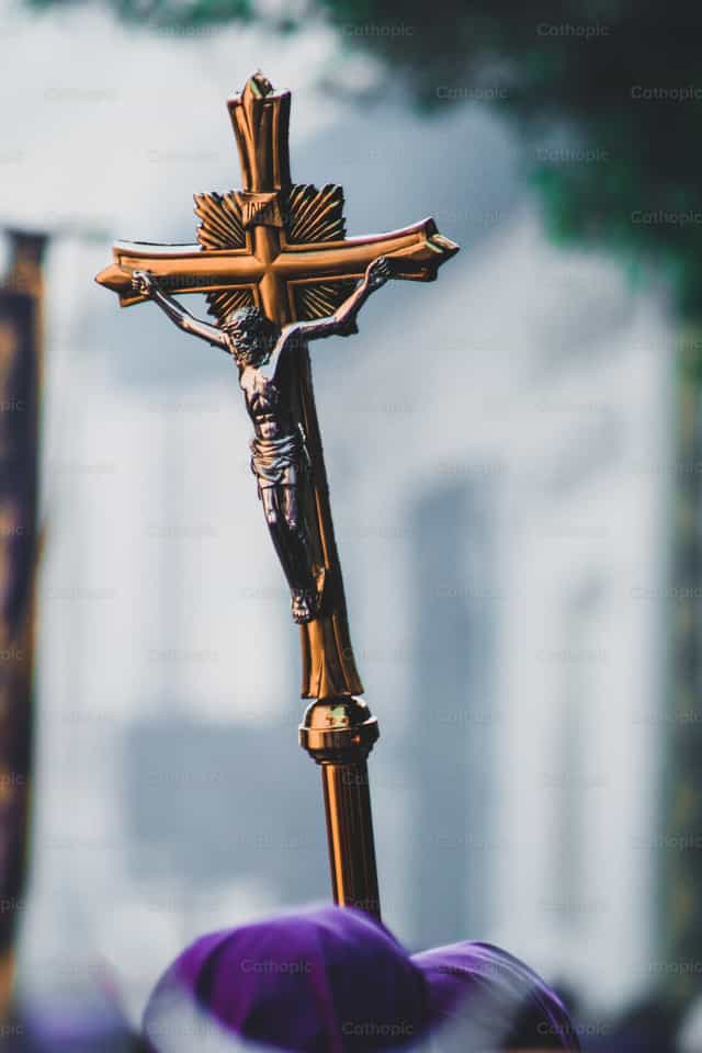 Leitkreuz - Katholische Stockfotos