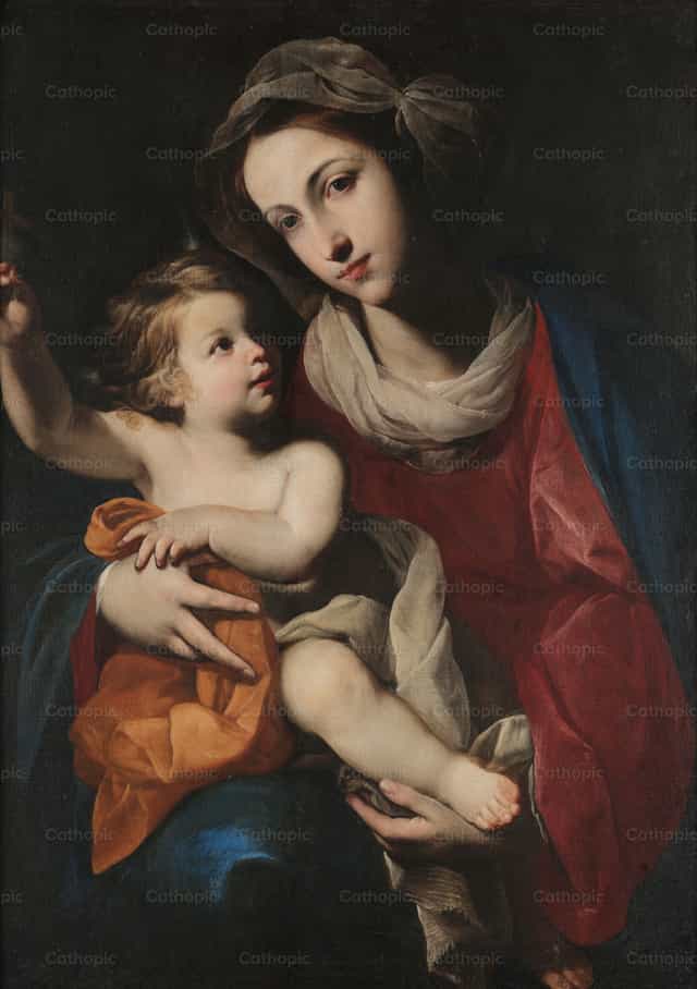 圣母与圣婴 - 天主教图库图片 - 摄影： Restored Christian Art
