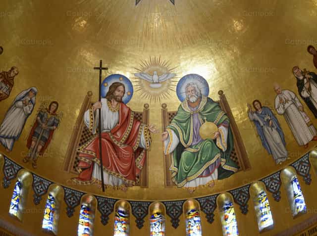 Sainte Trinité - Images catholiques de stock
