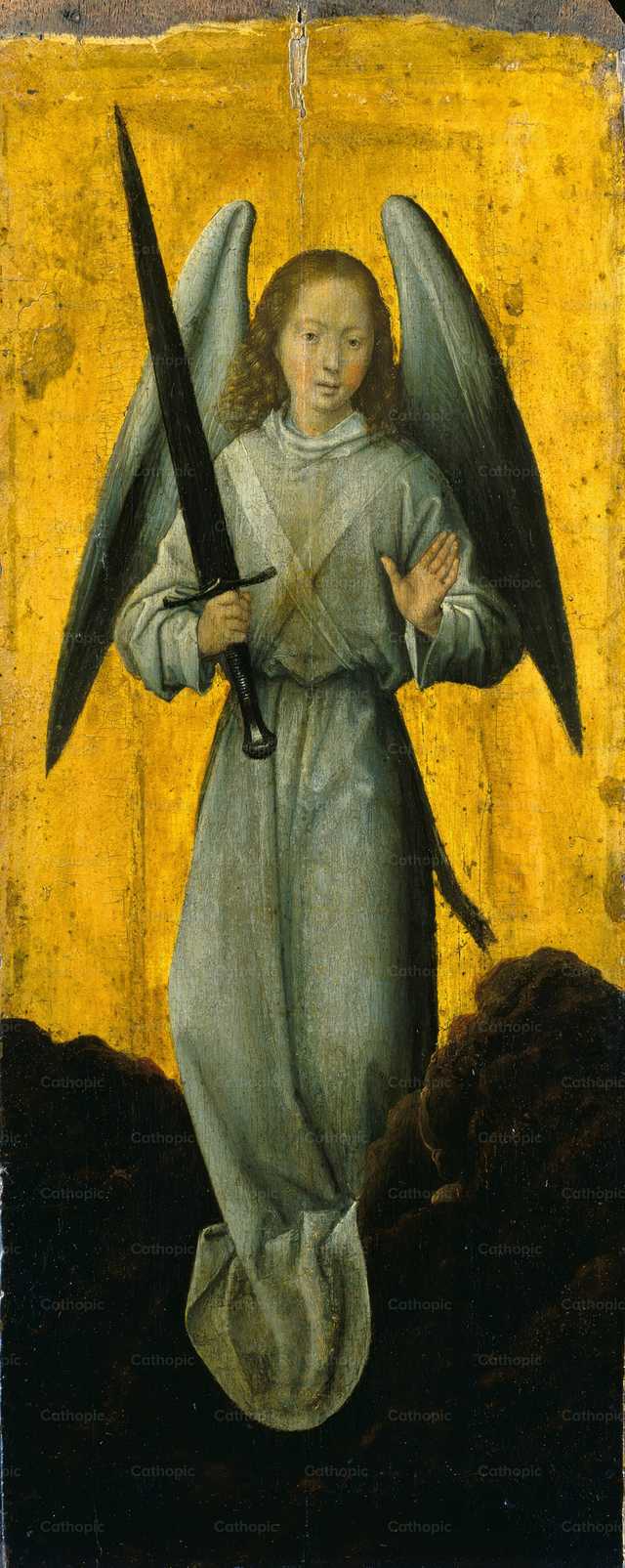 칼을 든 천사 - 가톨릭 스톡 이미지 - 사진 제공 Restored Christian Art