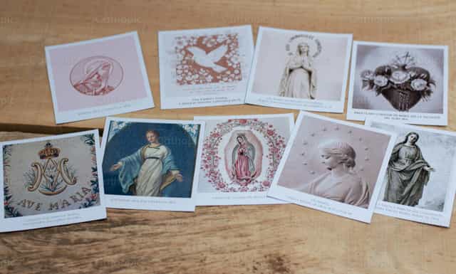 Mariale aanroepingen - Katholieke stockfoto's