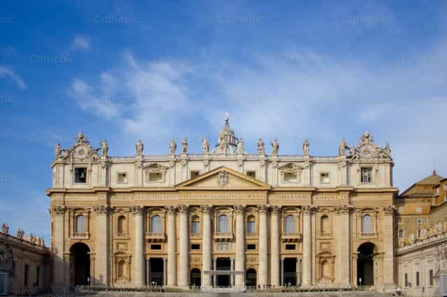 Basilica of Saint Peter - Catholic stock images