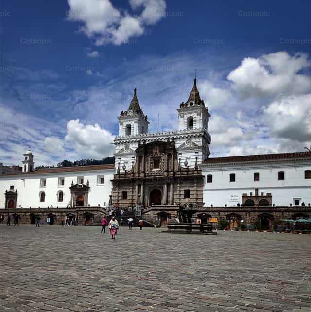 Chiesa di San Francesco di Quito - Immagini stock cattoliche - Foto di Cielo Abigail Pacheco