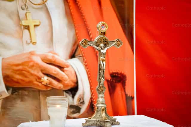 San Juan Pablo II - Mga Catholic stock image