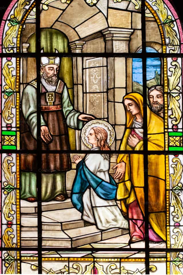 A Apresentação de Maria no Templo - Imagens católicas de stock - Foto de Carolina BR