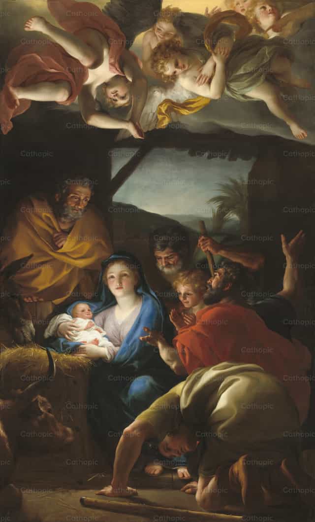 牧羊人的敬礼 - 天主教图库图片 - 摄影： Restored Christian Art