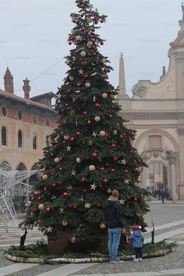 Arbol de Navidad - Banco de imágenes católicas - Fotografía por Frames Cristianos