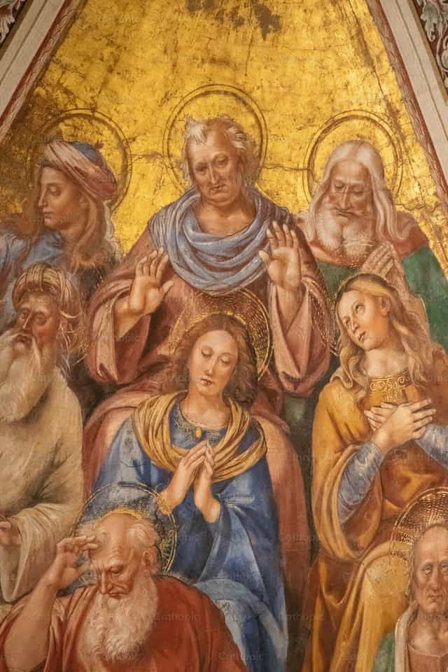 Choir of the Saints - Catholic stock images