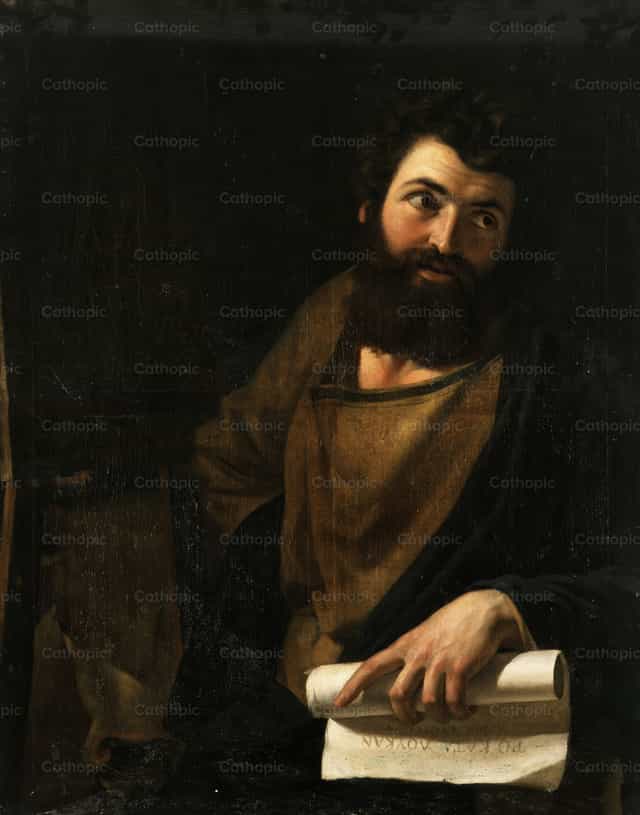 복음사가 성 루카 - 가톨릭 스톡 이미지 - 사진 제공 Restored Christian Art
