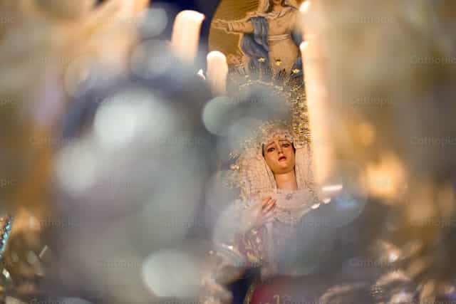 Nossa Senhora das Dores - Imagens católicas de stock