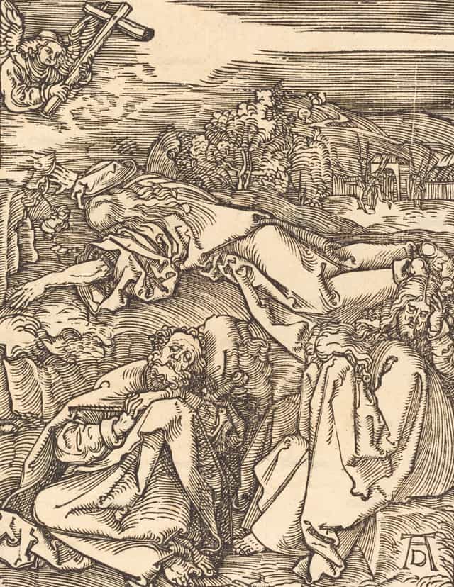 Cristo sul monte degli Ulivi (Opera 4) - Immagini stock cattoliche