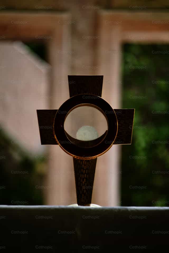 Ora santa - Immagini stock cattoliche