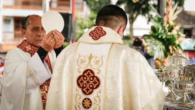 Host - Elevation - Catholic stock images