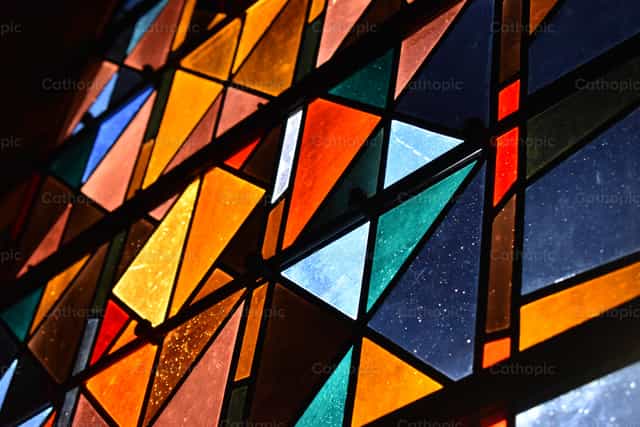 Vitrail de Saint-Romphaire - Banco de imágenes católicas - Fotografía por Pierra Briard