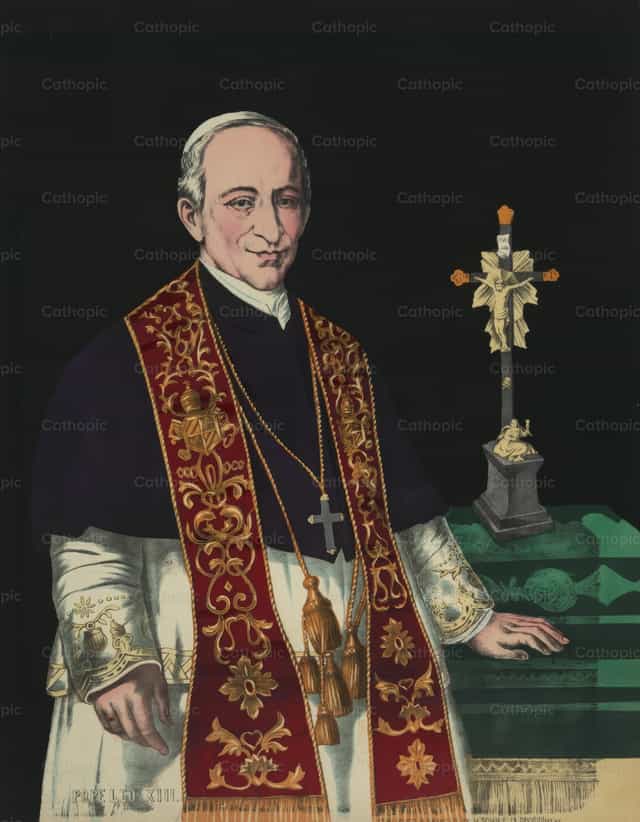 XIII. Leó pápa - Katolikus stockképek - Fotó: Restored Christian Art
