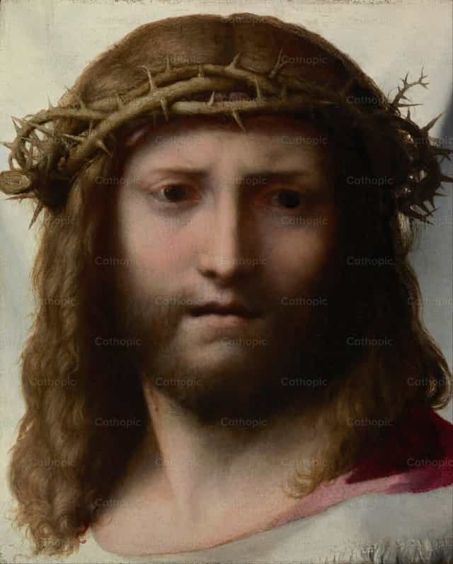 Krisztus feje - Katolikus stockképek - Fotó: Restored Christian Art
