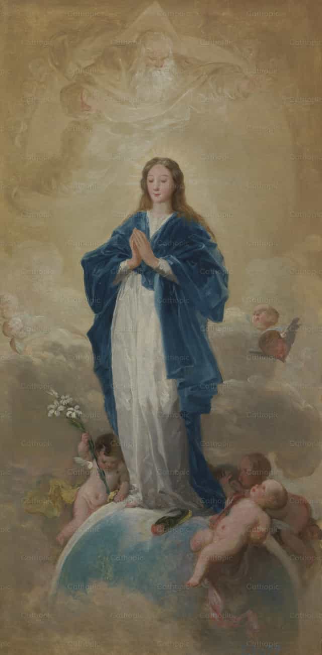 Immaculée Conception - Images catholiques de stock