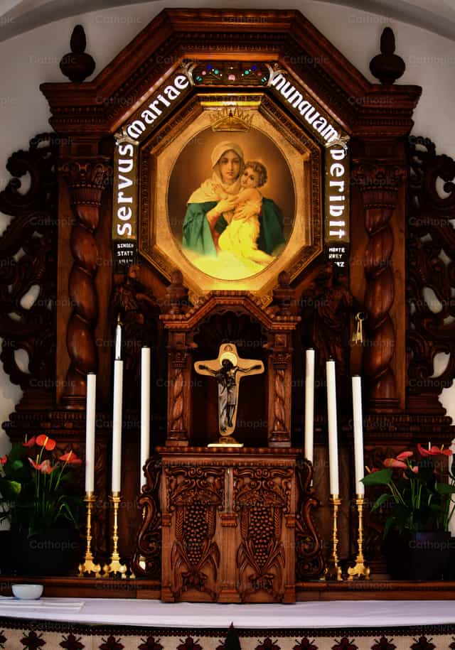 Santuario di Schoenstatt - Immagini stock cattoliche