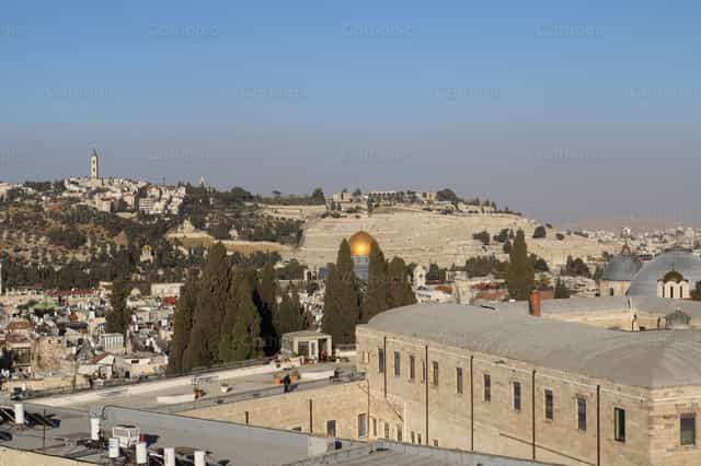 View of Jerusalem - Catholic stock images - Photo by María José Ortega