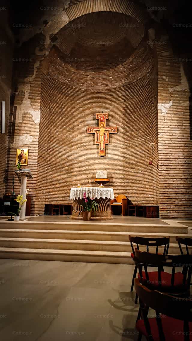 El altar del Senor - Banco de imágenes católicas