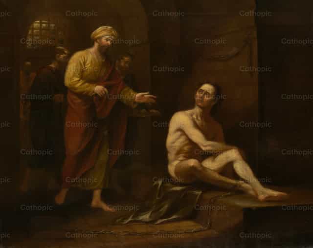 Estuve en la cárcel y vinisteis a verme - Banco de imágenes católicas - Fotografía por Restored Christian Art