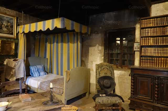 Sala de São João Maria Vianney - Imagens católicas de stock