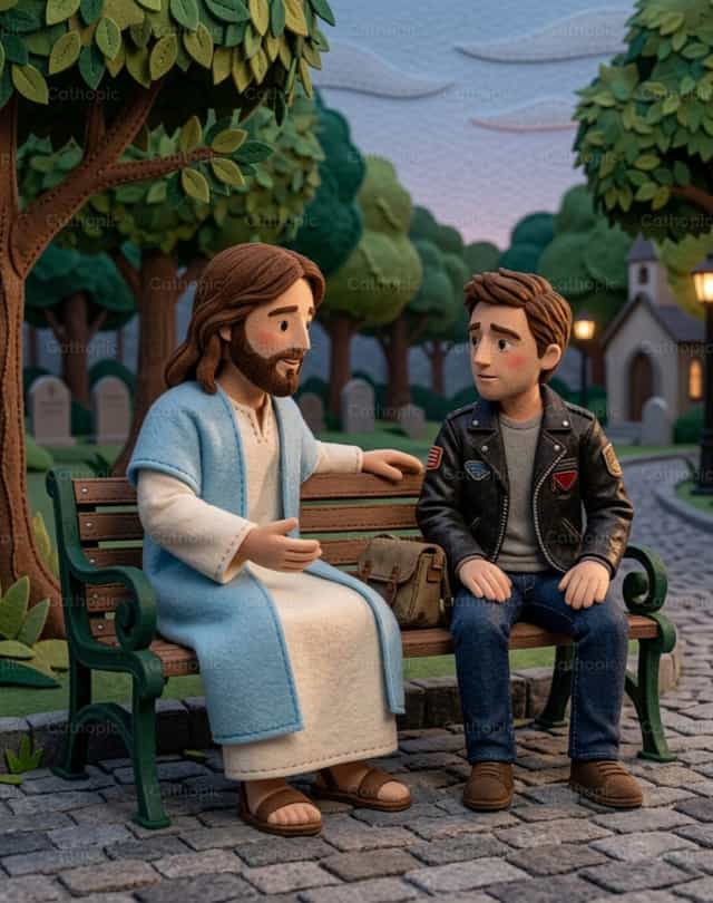 Gawaing mahabagin - Magbigay ng payo sa nangangailangan nito - Mga Catholic stock image - Larawan ni Clina CG