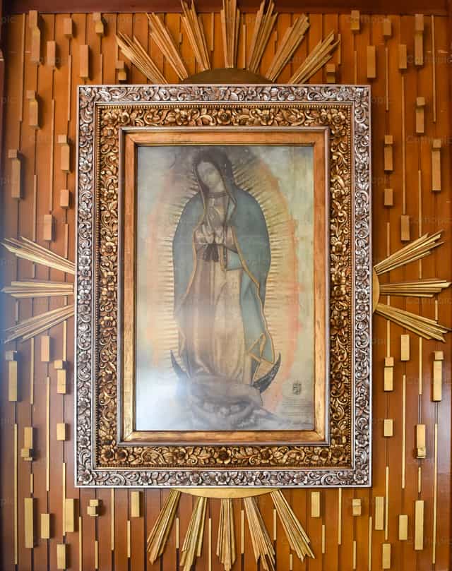 Virgem de Guadalupe - Imagens católicas de stock