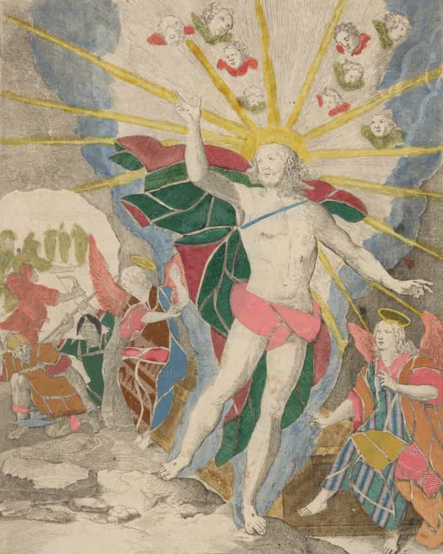 Resurrezione di Cristo - Immagini stock cattoliche